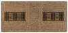 Beacon Hill 42-inch Rectangular Dining Table W Leaf — Dusted Barley