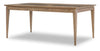 Beacon Hill 42-inch Rectangular Dining Table W Leaf — Dusted Barley