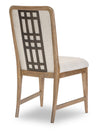 Beacon Hill Upholstered Back Side Chair — Set of 2 — Dusted Barley