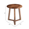 Macaria Side Table Walnut