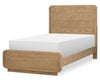 Margot Panel Bed — Twin / Desert Oak and Cloud White