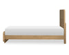 Margot Panel Bed — Twin / Desert Oak and Cloud White