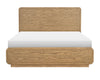 Margot Panel Bed — Queen / Desert Oak and Cloud White