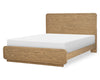 Margot Panel Bed — Queen / Desert Oak and Cloud White