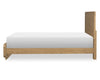 Margot Panel Bed — Queen / Desert Oak and Cloud White