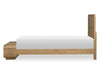 Margot Storage Bed — Full / Desert Oak and Cloud White