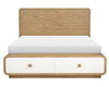 Margot Storage Bed — Queen / Desert Oak and Cloud White
