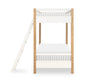Margot Bunk Bed — Twin / Twin / Desert Oak and Cloud White