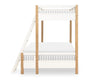 Margot Bunk Bed — Twin / Full / Desert Oak and Cloud White