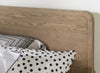Margot Panel Bed — Queen / Desert Oak and Cloud White