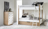 Margot Bunk Bed — Twin / Twin / Desert Oak and Cloud White
