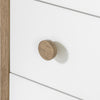 Margot 52-inch 6 Drawer Dresser — Desert Oak and Cloud White