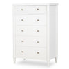 Adeline 5 Drawer Chest — Cloud White