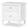Adeline Rectangular Nightstand — Cloud White