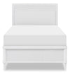 Adeline Panel Bed — Twin / Cloud White
