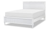 Adeline Fluted Panel Bed — Full / Cloud White
