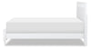 Adeline Fluted Panel Bed — Full / Cloud White