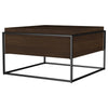Fulton - Square - Mango Wood Coffee Table - Dark Brown