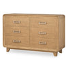 Theo 52-inch 6 Drawer Dresser — Desert Oak