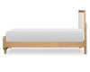 Theo Upholstered Panel Bed — Twin / Desert Oak