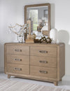 Theo Beveled Mirror — Desert Oak