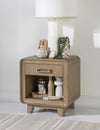 Theo 1 Drawer Nightstand — Desert Oak