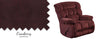 Swivel Glider Recliner Daly Chocolate