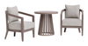Viola Patio Seating Set Brown