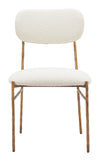 Sydhavnen - Dining Chair - Cream / Gold