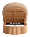 Sakina Chaise Lounge Brown