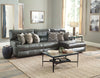 Como - 3 Piece Italian Leather Match Reclining Sectional
