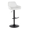 Daniella - Adjustable Barstool With Swivel - Black Metal (Set of 2)