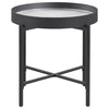 Ozella - Round Table With Hidden Storage Sandy