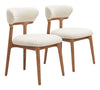 Cedar - Dining Chair (Set of 2) - White & Walnut