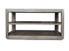 Lancia - Sofa Table With Stone Top - Charred Oak