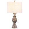 Brie - Drum Shade Urn Table Lamp - Antique Gold