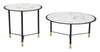 Davis - Coffee Tables (Set of 2) - White & Black