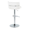 Cinch - Adjustable Barstool (Set of 2) - Silver Base