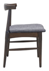 Tuzka - Dining Chair (Set of 2) - Gray & Espresso