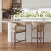 Ruge Counter Stool Beige — Set of 2