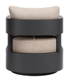 Foret Swivel Chair Black