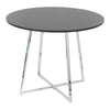 Cosmo - Canary Dining Table - Chrome Metal Base