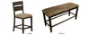 Pub Table, 4 Chairs & Bench Sarasota Espresso
