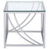 Lille - Glass Top Entryway Sofa Console Table Accents