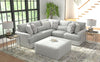 Titan - Sectional With Comfort Coil Seating, Cocktail Ottoman And Accent Pillows Included