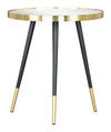 Particle - Side Table - Black & Gold