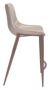 Magnus Counter Stool (Set of 2) Brown & Walnut — Set of 2