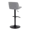Toriano - Adjustable Barstool (Set of 2) - Black Base