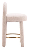 Curco Counter Stool Beige — Set of 2