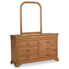 Echelon Arched Mirror — Heritage Walnut